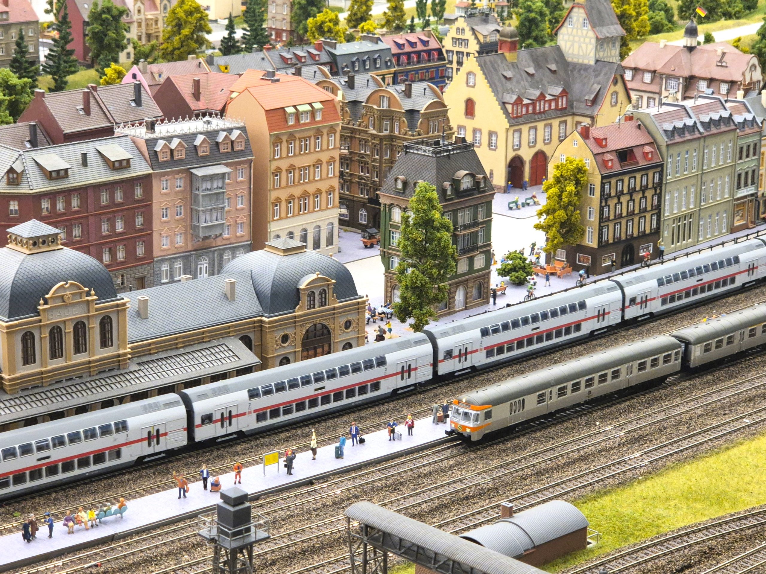 Railway station miniature